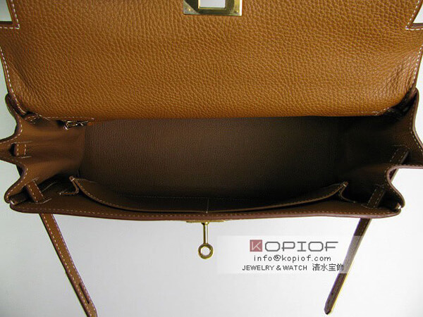 エルメス ケリー スーパーコピー32(内縫い)トリヨンクレマンス ゴールド(金具:ゴールド) her308